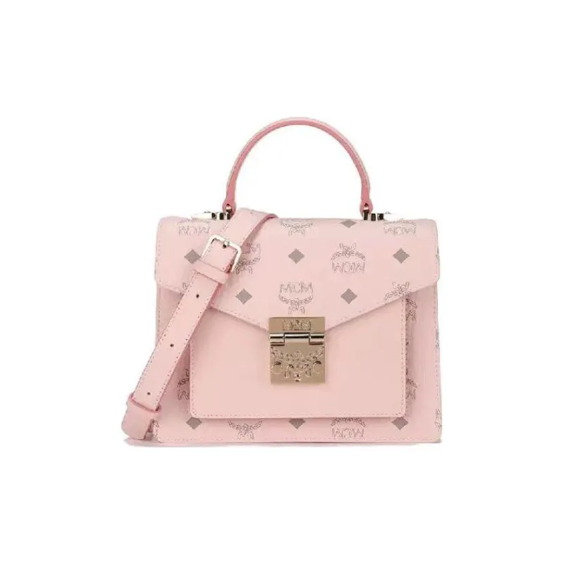 MCM Patricia Satchel Visetos Handbags-1