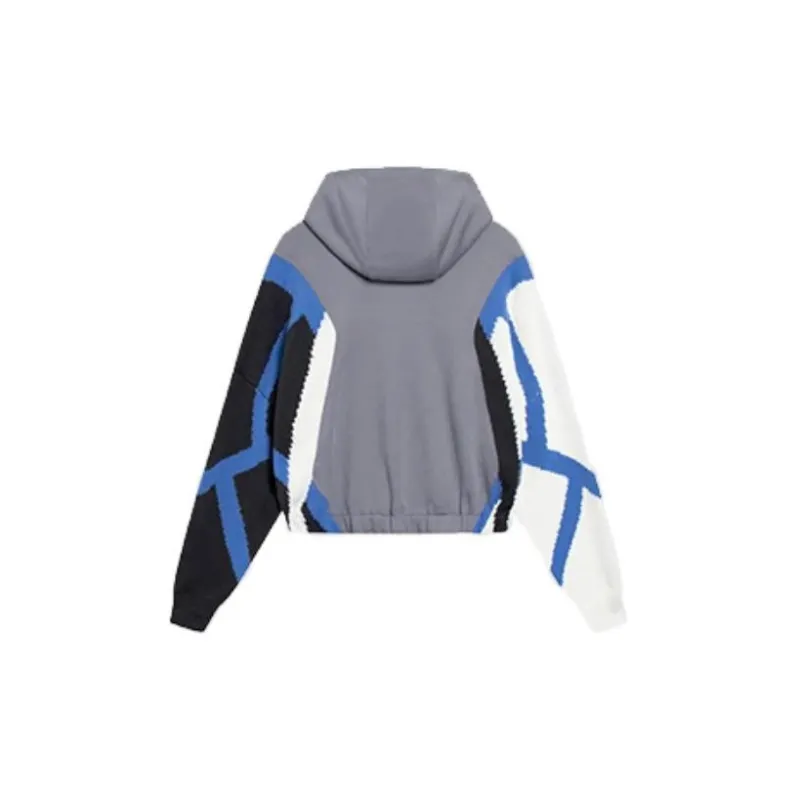 LINING CF Tracing Sweatshirts Women's Stone Gray-1