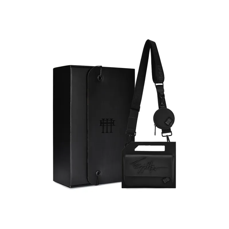 EPIPHQNY PU Small Square Bag, Envelope Bag, Shoulder Bag, Crossbody Bag Regular Unisex Black-3