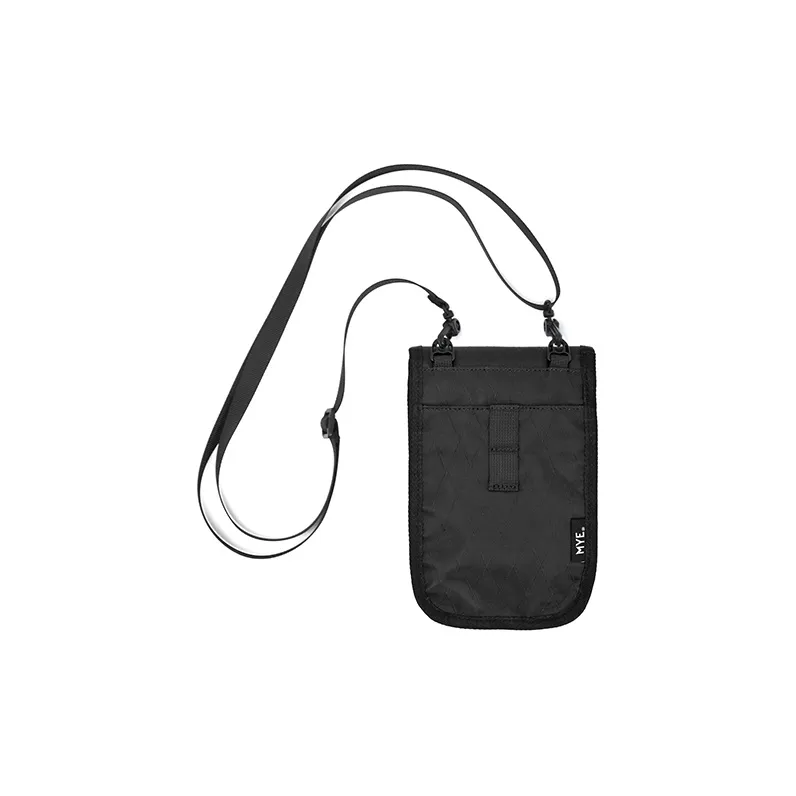 MYEDITION Approx. 1L Crossbody Bag Outdoor Bag Nylon Black/Brown/Gray Unisex-1