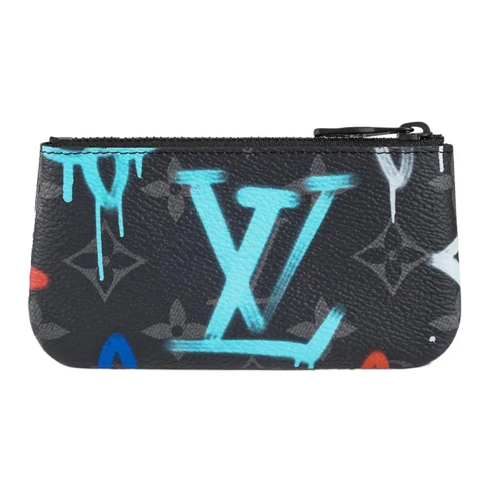 LOUIS VUITTON Key Pouch Lv Graffiti Multicolor-2