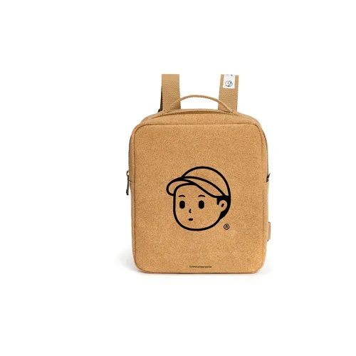 Finerworld Cork Backpack Large Size Unisex Brown