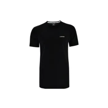 CK/Calvin Klein FW22 Crew Neck Fitted Straight Short Sleeved T Shirt Unisex Black