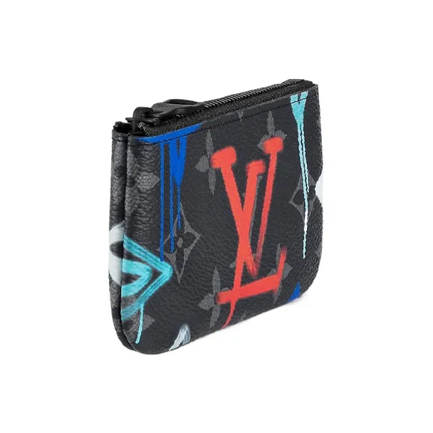 LOUIS VUITTON Key Pouch Lv Graffiti Multicolor-1