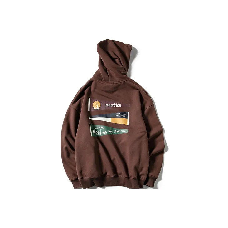 Nautica White Sail Sweatshirt Unisex-3