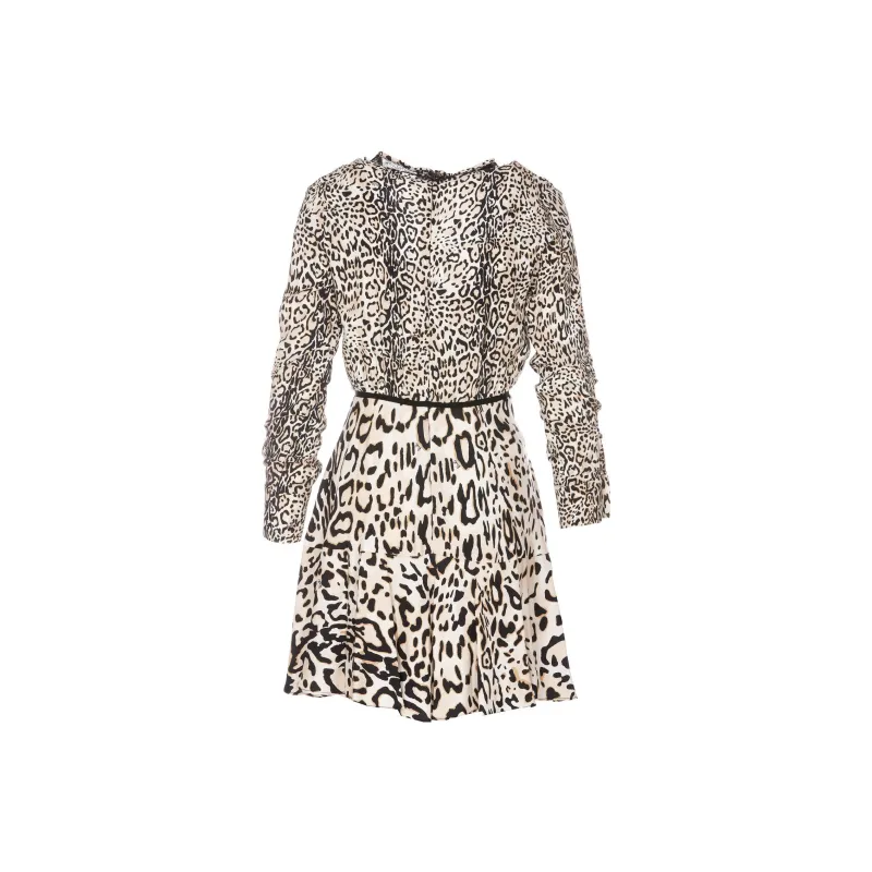 PINKO Long Sleeved Dresses Women's Brown-1