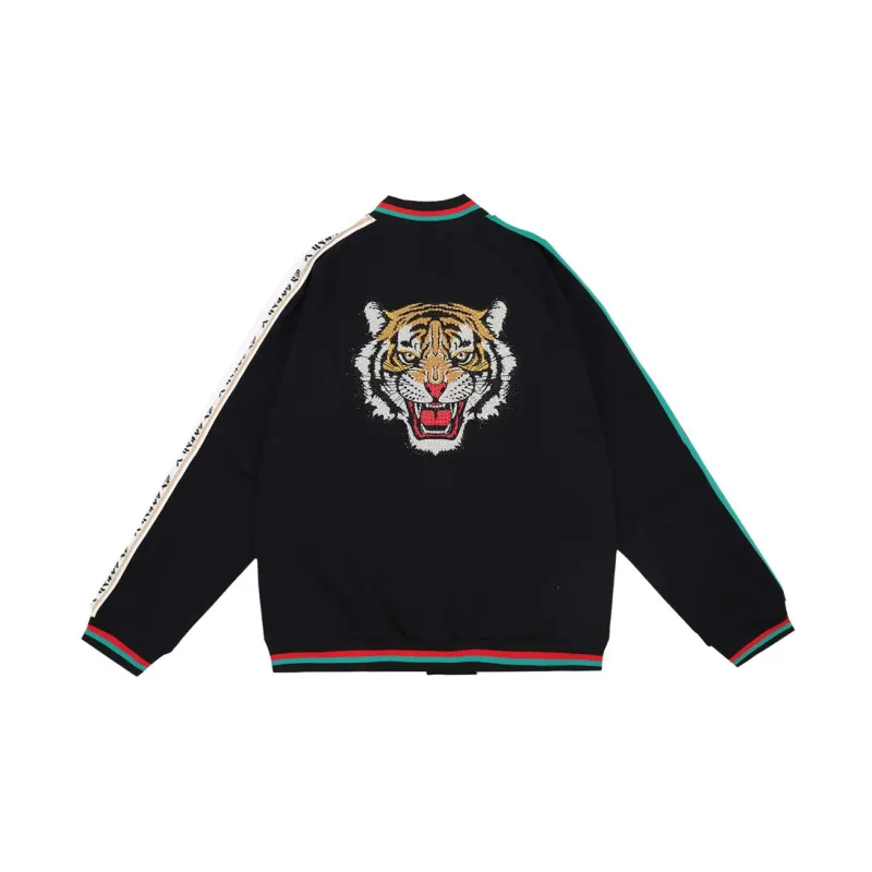 ED HARDY X x Ed Hardy Baseball Jacket Unisex-3