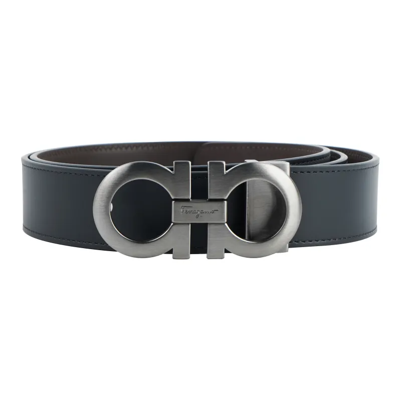 Ferragamo Reversible Gancini Belt-0