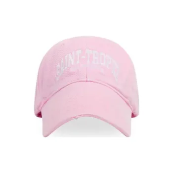 Balenciaga Cotton Baseball Caps Men's Pink