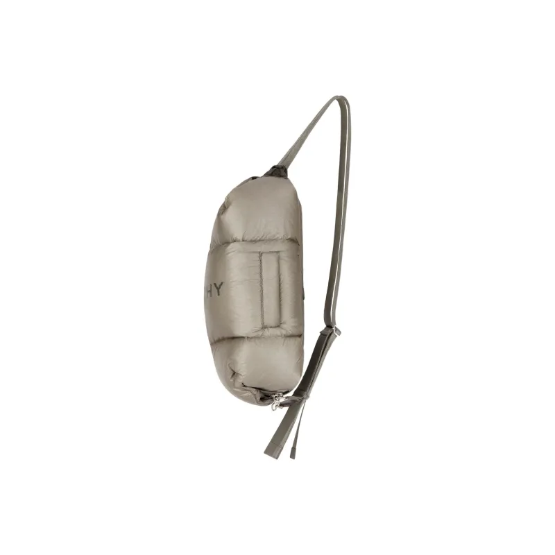 GIVENCHY G-Zip Nylon Fabric With Cow Leather Patchwork Backpack Men's Dark Gray-2