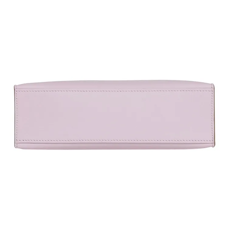 HERMES Mini Kelly Generation 1 Swift Leather Kelly Bag Handbags Women's 09 Mauve Pale Dream Purple-5