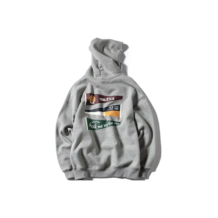 Nautica White Sail Sweatshirt Unisex-1