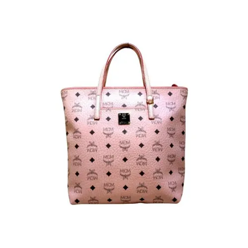 MCM Visetos Series   Anya Shopper Handbag   Pink