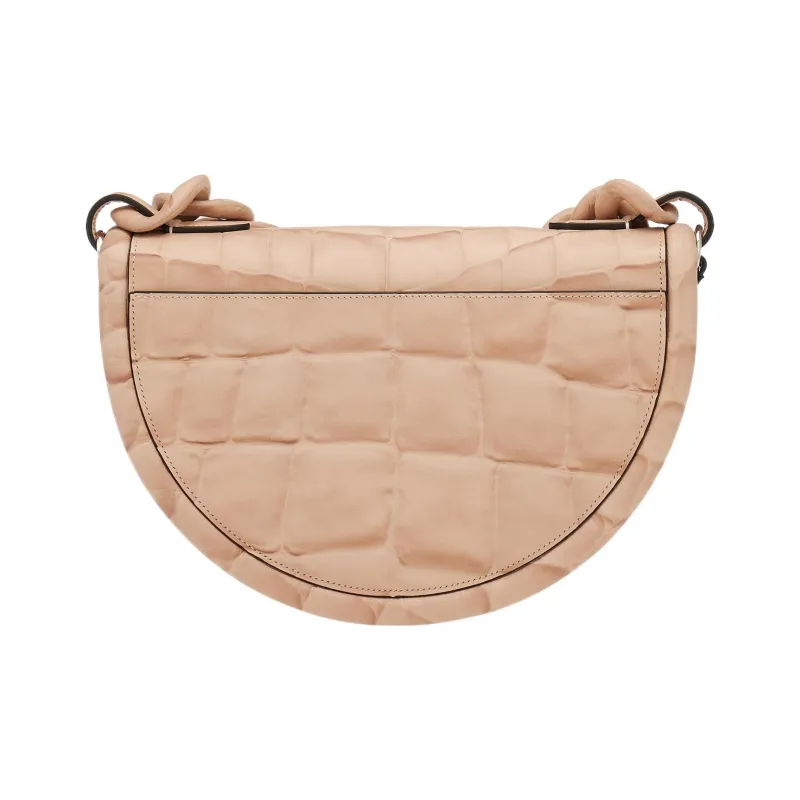 FERRAGAMO AURA Calfskin Shoulder Bag, Crossbody Bag, Handbag Women's Pink-1