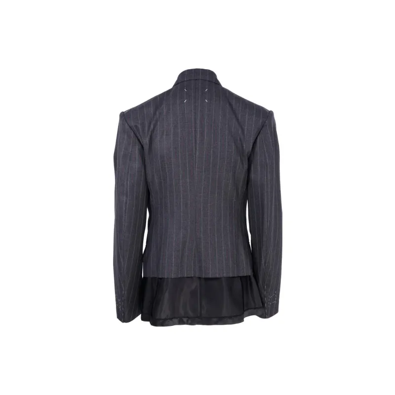 Maison Margiela Spliced Pinstripe Blazer-1