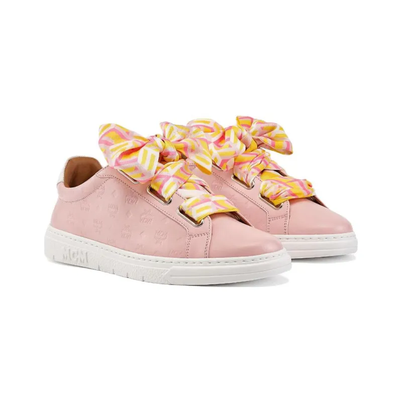 MCM Terrain Low Top Skateboard Shoes Women's Pink-1
