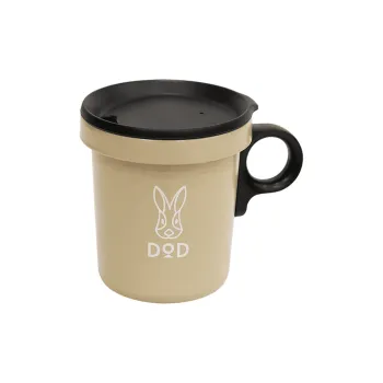 DOD x OVJECT Outdoor Water Equipment Water Container 360ml Iron ABS 13*9.4*10.5cm