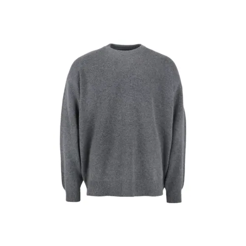 Balenciaga Cashmere Sweater Men Gray