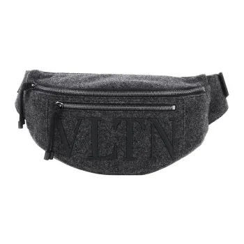 Valentino VLTN Polyester Fanny Pack Regular Men's Gray