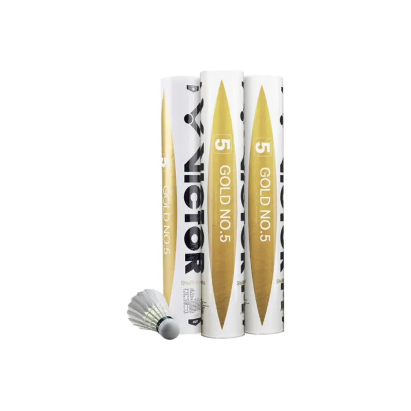 VICTOR Golden Collection Duck Feather Shuttlecock 12 Pack Duck Feather Competition Training, Outdoor Shuttlecocks-5