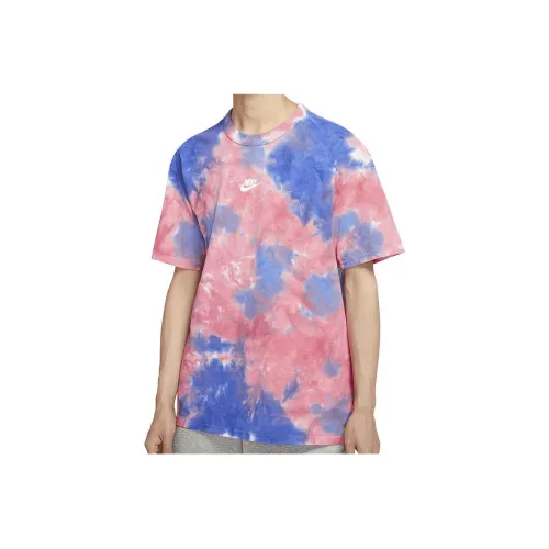 Nike T-Shirts Men Blue Pink