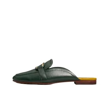 TORY BURCH Wrap toe Slippers Women's Green