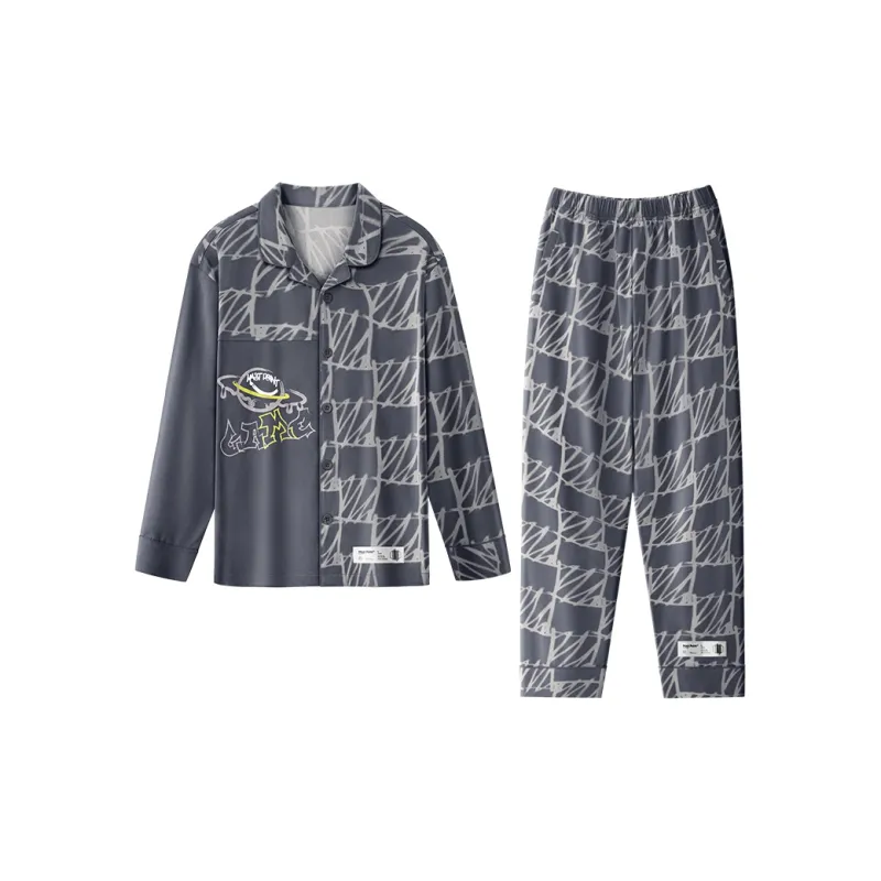 Mast Point Pajama Set Fall Winter Men's-0