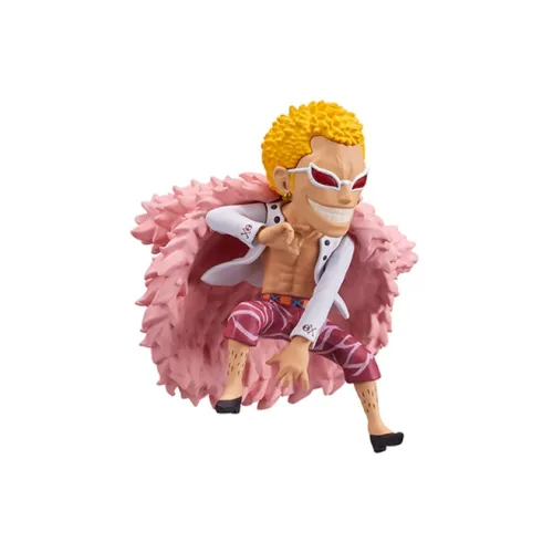 BANPRESTO Don Quixote Doflamingo Glass Factory One Piece World Collection Wt100 Donquixote Doflamingo Chibi Figures