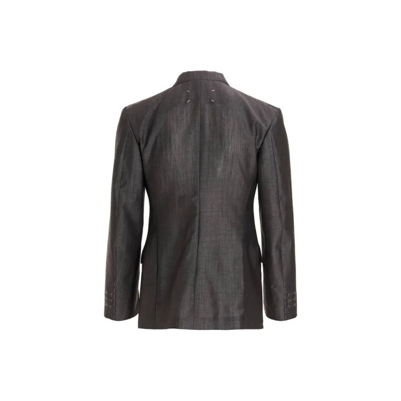 Maison Margiela Double breasted Mohair blend Blazer-1