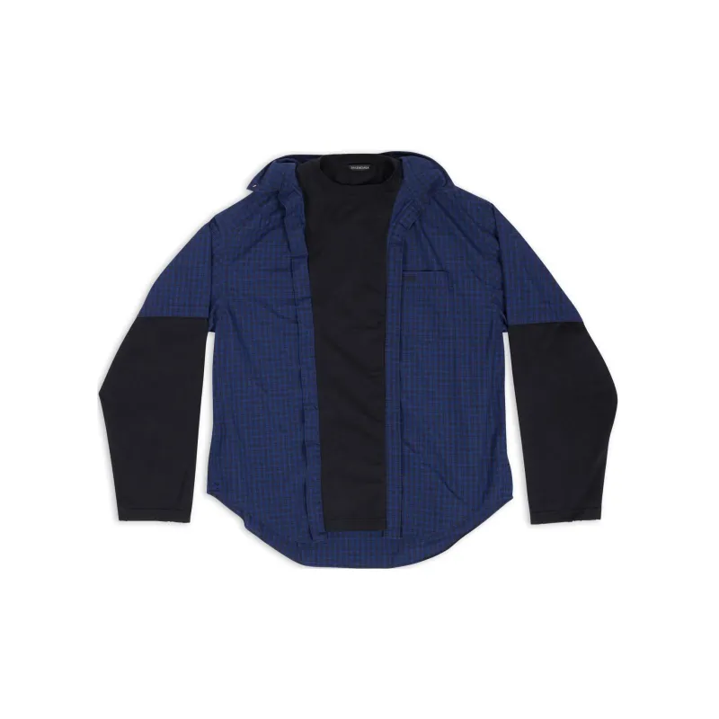 Balenciaga T Shirt Loose Fit Men's Blue-0