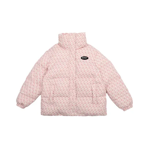 Nerdy Down Jackets Unisex Light Pink