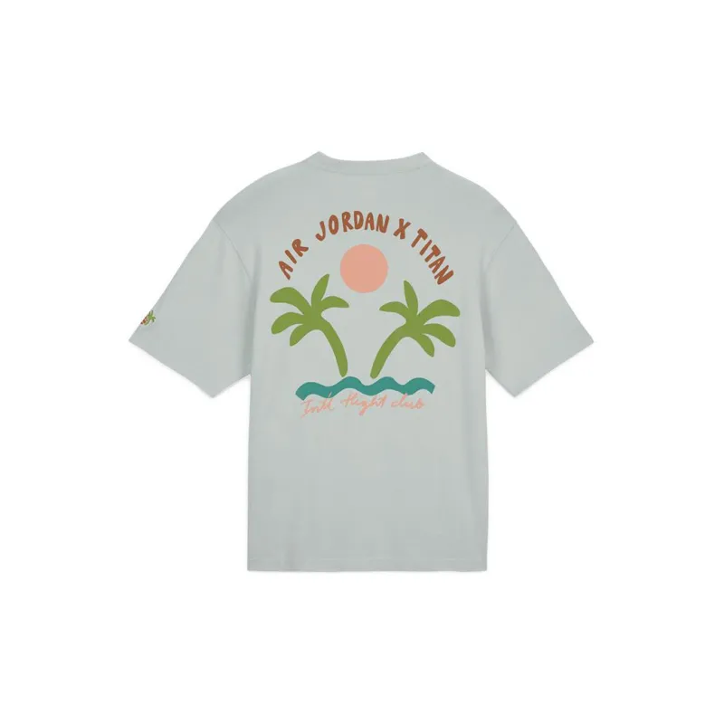 Jordan x TITAN T Shirt Men's Ocean Dark Blue-1