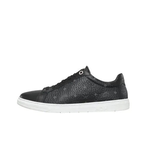 MCM Skateboard Shoes Men Low-Top Black