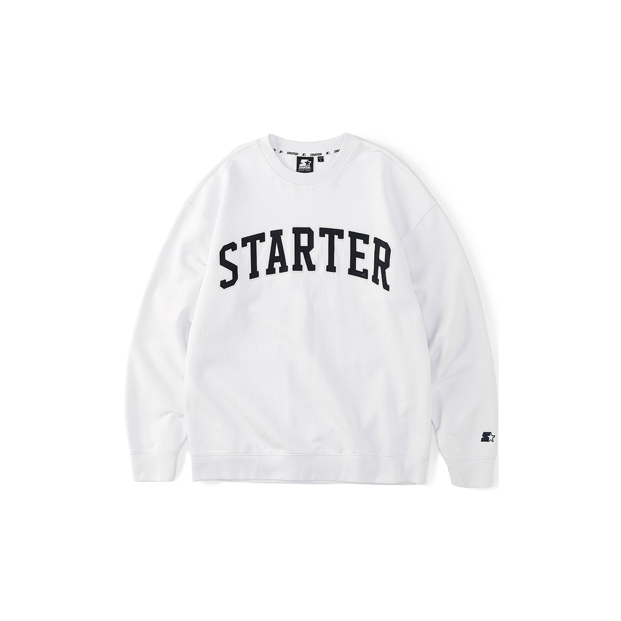 ウェア ballaholic STARTER Warm Up Pullover 美品】STARTER Warm Up Pullover (white) XL