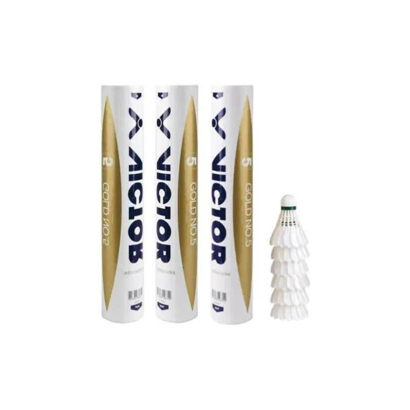 VICTOR Golden Collection Duck Feather Shuttlecock 12 Pack Duck Feather Competition Training, Outdoor Shuttlecocks-4