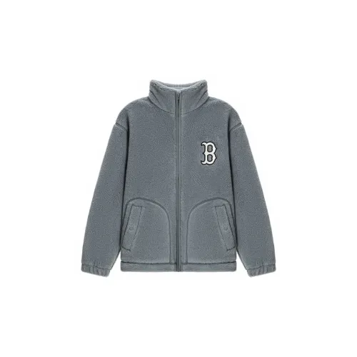 MLB Velvet Jackets Unisex Gray