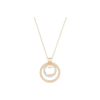 Swarovski Hollow Faux Crystal Necklaces Women's