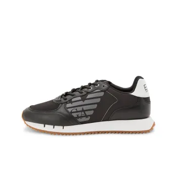 EMPORIO ARMANI EA7 Cushioning Low Top Sports Casual Shoes Unisex Black White