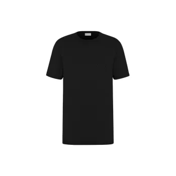 DIOR Logo Embroidered Crewneck T Shirt