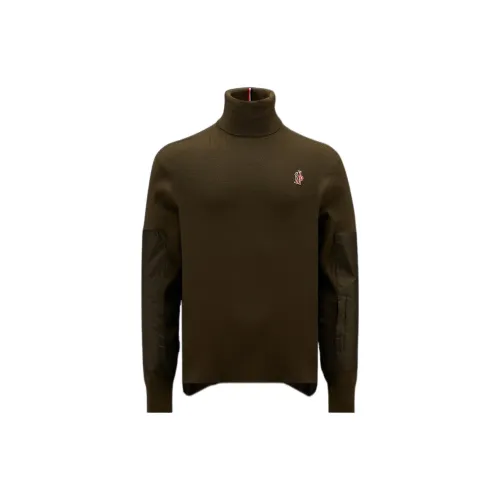 Moncler Sweaters Men Green