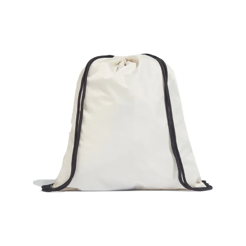 Adidas Fabric Drawstring Bag Sports Backpack Regular Unisex Beige-3