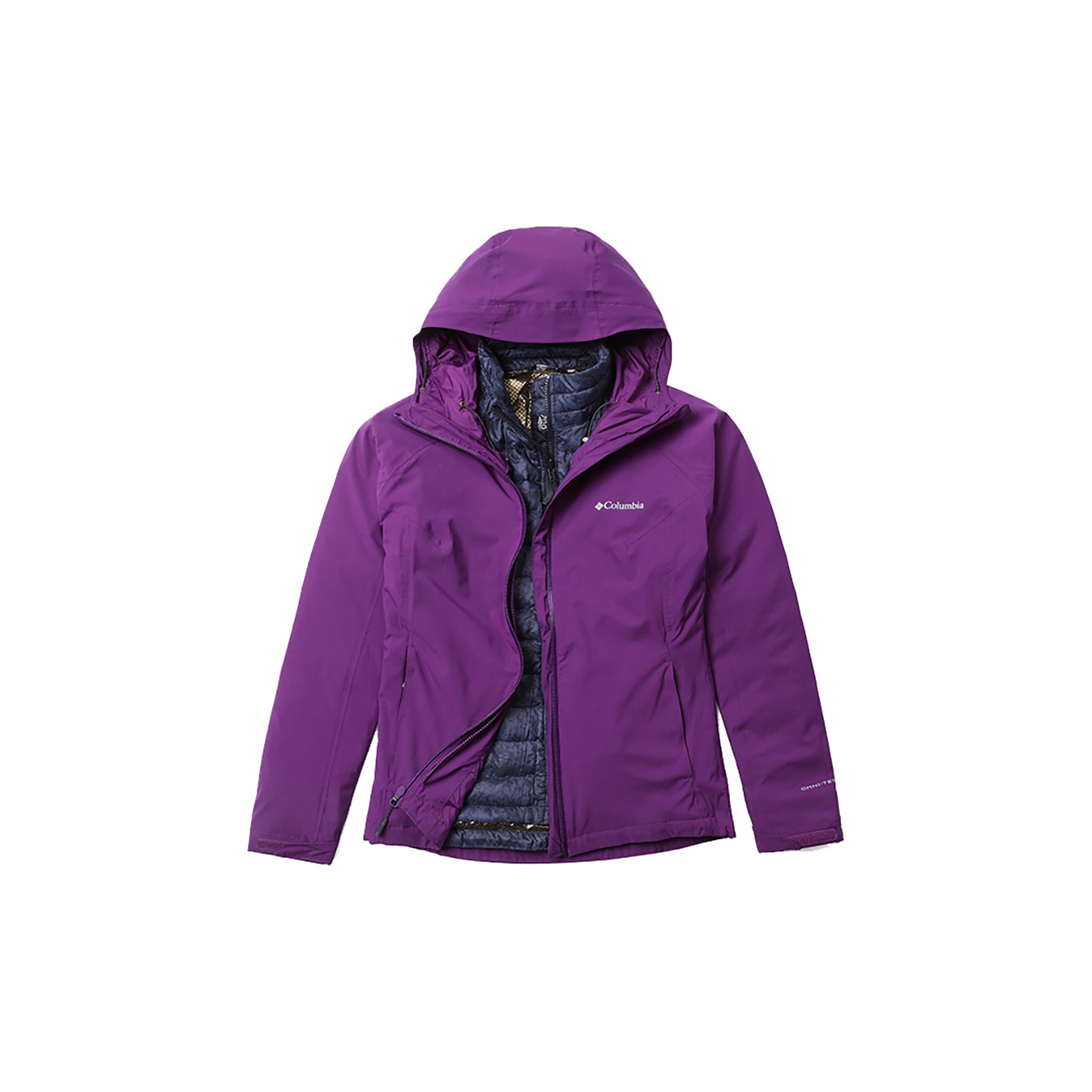 columbia omni heat purple jacket POIZON