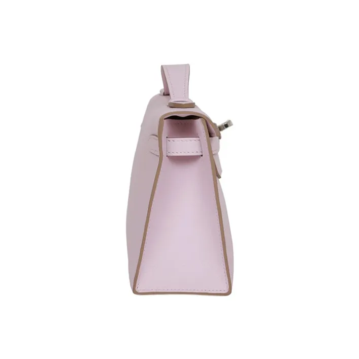 HERMES Mini Kelly Generation 1 Swift Leather Kelly Bag Handbags Women's 09 Mauve Pale Dream Purple-3