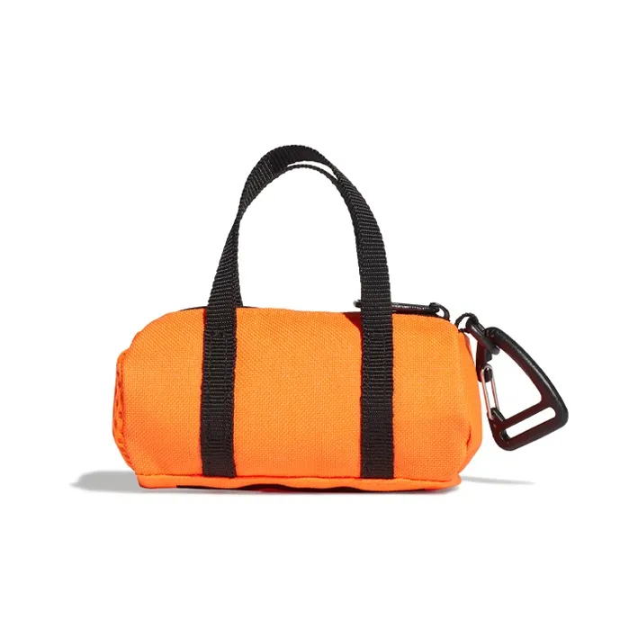 Adidas Polyester Recycled Material Travel Bag Key Pouch Small Size Unisex Orange/Black-2