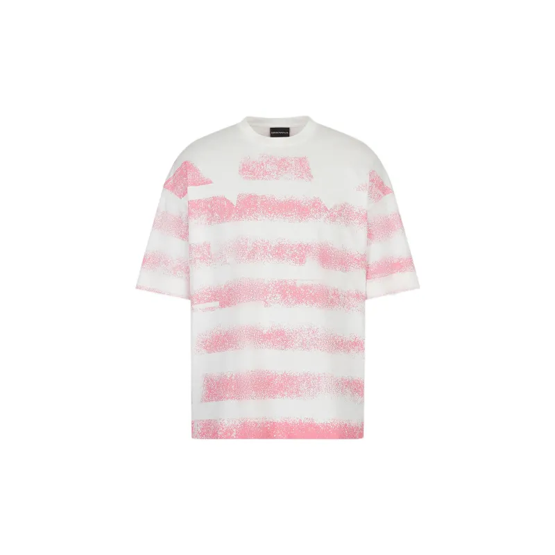 EMPORIO ARMANI T Shirts Men Pink-0