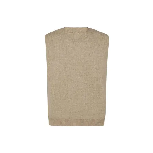 Maison Margiela Vests Men Light Coffee