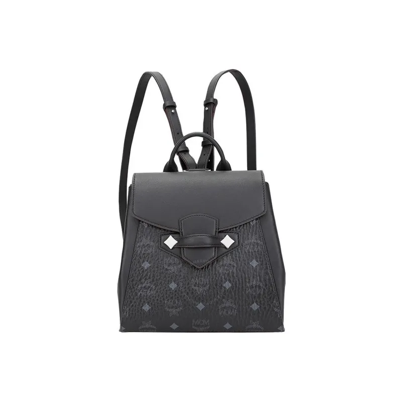 MCM Essential Visetos Origina Backpacks-0
