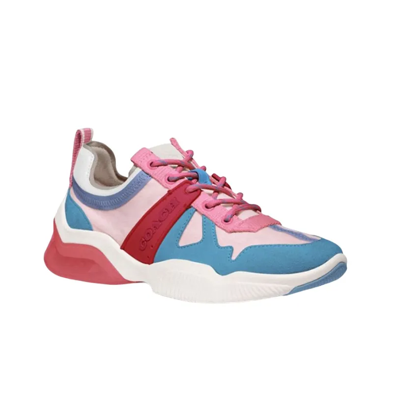COACH Shock Absorbers Low Top Sports Casual Shoes Women's Pink Blue-2