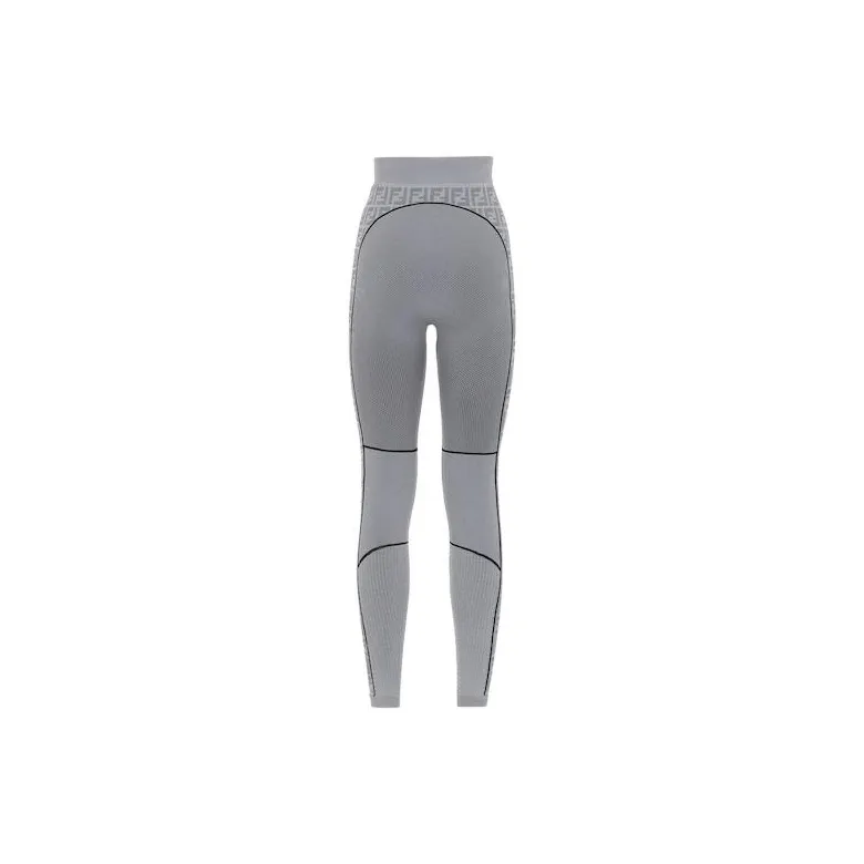 FENDI Leggings Women's Gray-1