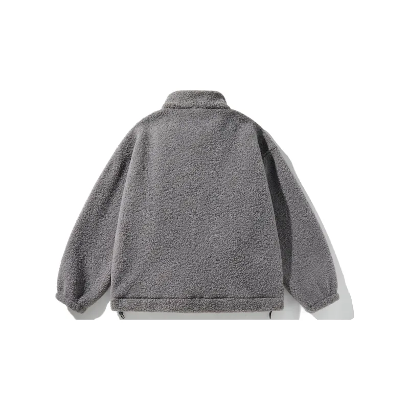 ZMOH Loose Fit Thickened And Fleece-Lined Jacket Unisex-1